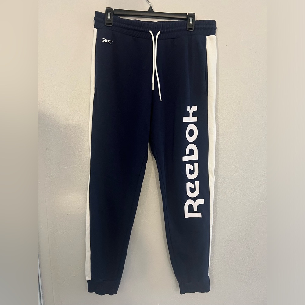 Reebok Dark Blue Athletic Pants